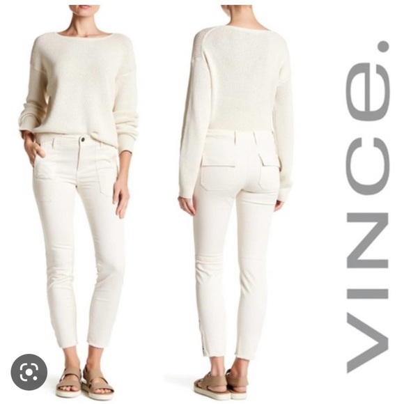 Vince. Skinny Military Pants - Picture 1 of 16